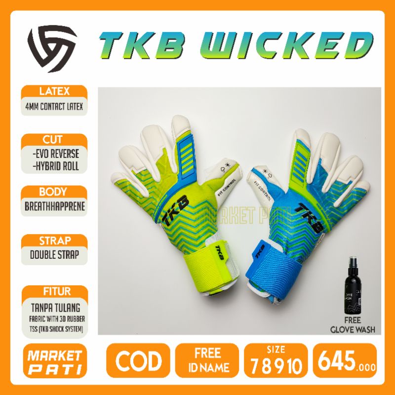 TKB FORSTE WICKED EVO SERIES SARUNG TANGAN KIPER IMPOR ORIGINAL