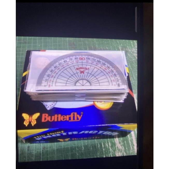 

penggaris busur 180/10 cm