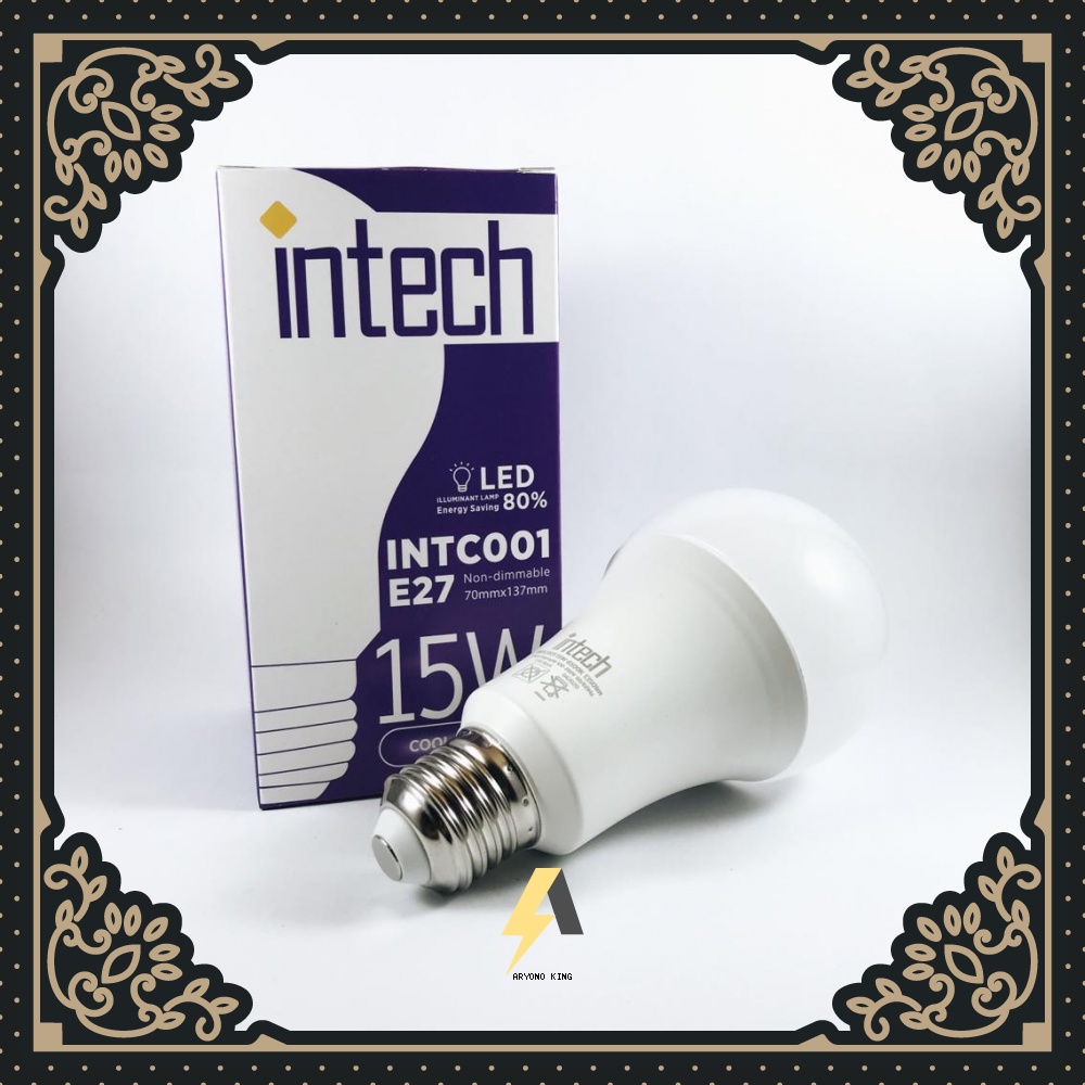 Lampu Bohlam LED Intech 15 Watt