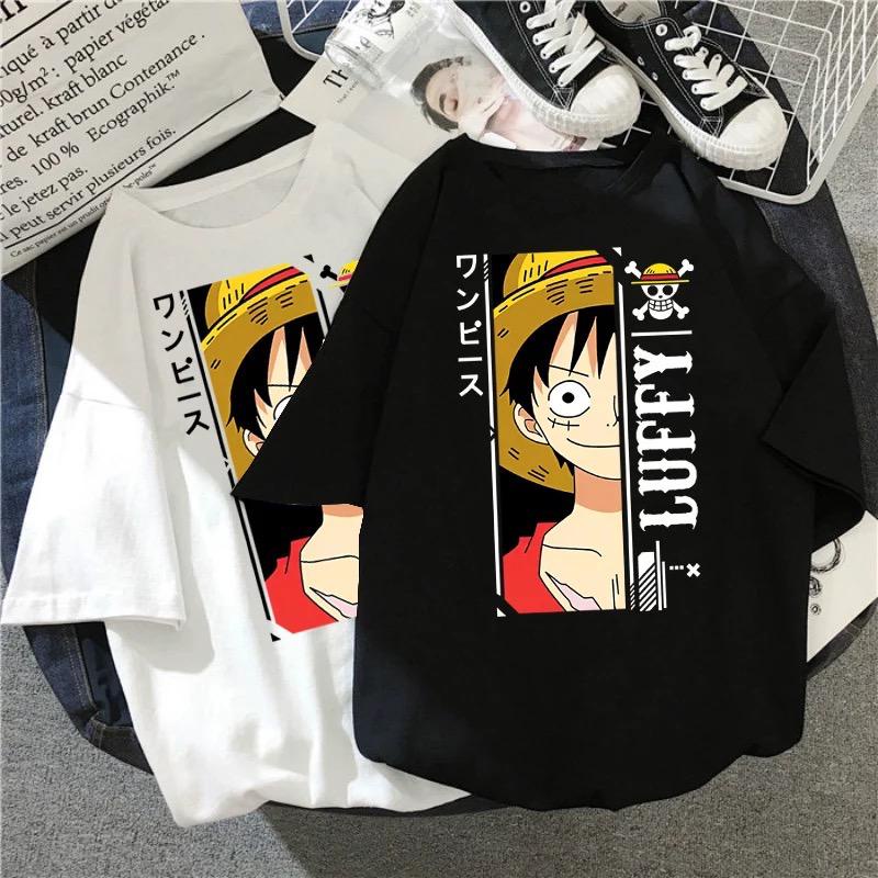 Mokokomo Kaos Luffy Baju Oversize Pria Kaos Oversize Pria Terbaru