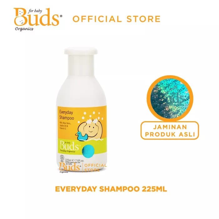 Buds Organic Everyday Shampoo 225ml