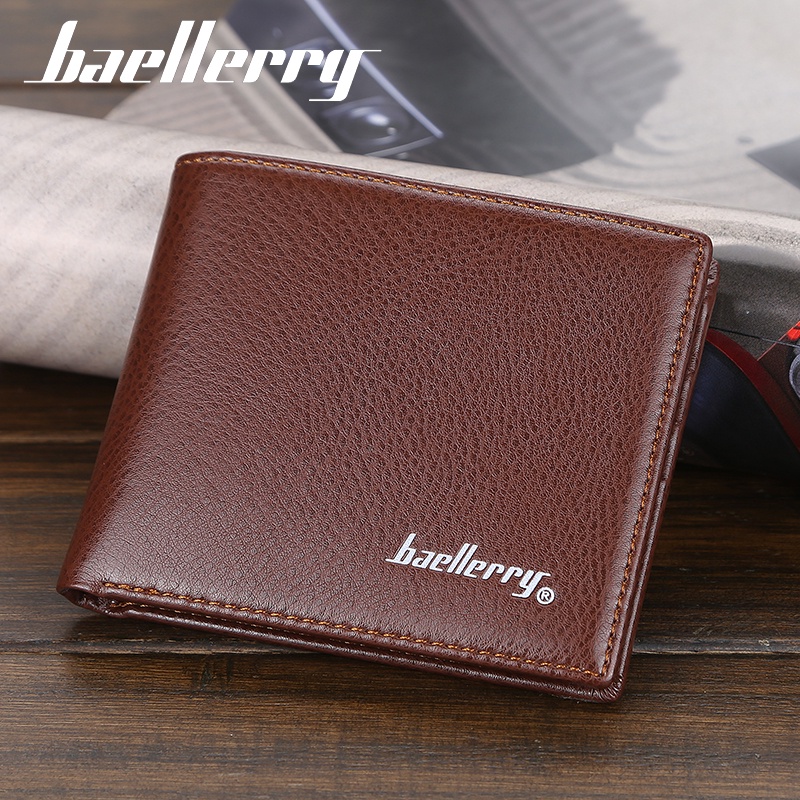 BAELLERRY D9162 Dompet Pria Bahan Kulit PU Leather Premium WATCHKITE BAEOS-4