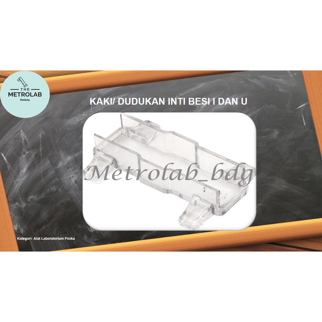 Kaki Inti Besi U | Plastik | Percobaan Transformator - Trafo