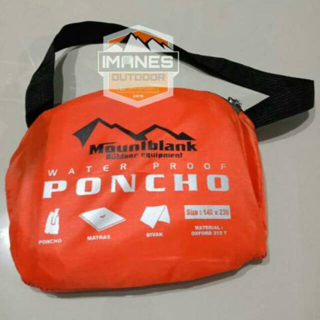 Jas Hujan Gunung Motor Touring Ponco Mountblank CJH-06 NOT Rosida Sun Flower Raincoat Axioo Plastik