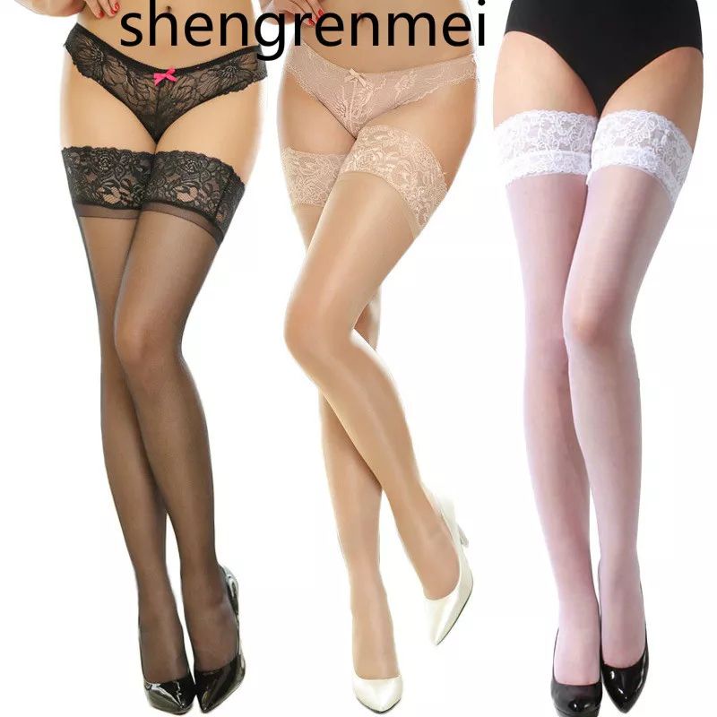 OVERKNEE SEXY LACE KAOS KAKI TRANSPARAN  LACE LINGERI IMPORT STOCKING OKSX