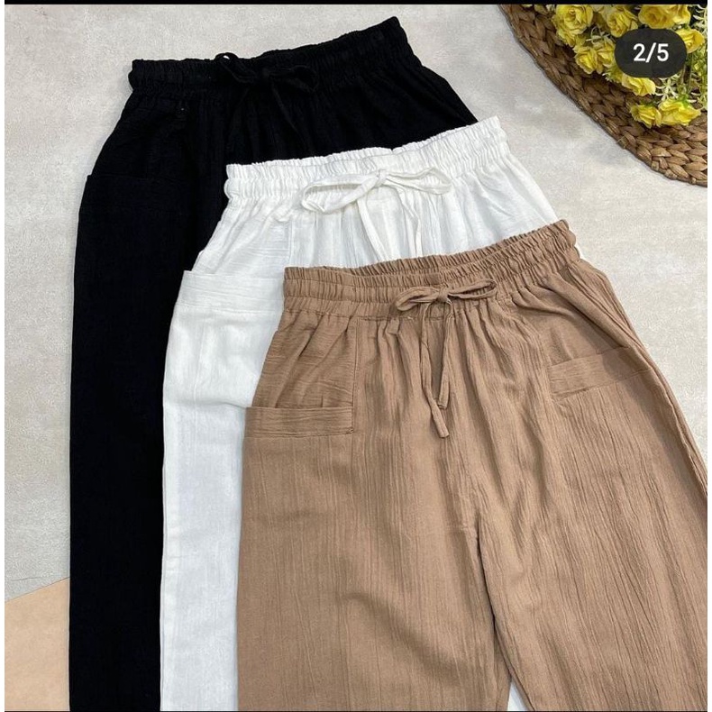 CELANA HAKIRA PANTS CRINKEL PREMIUM