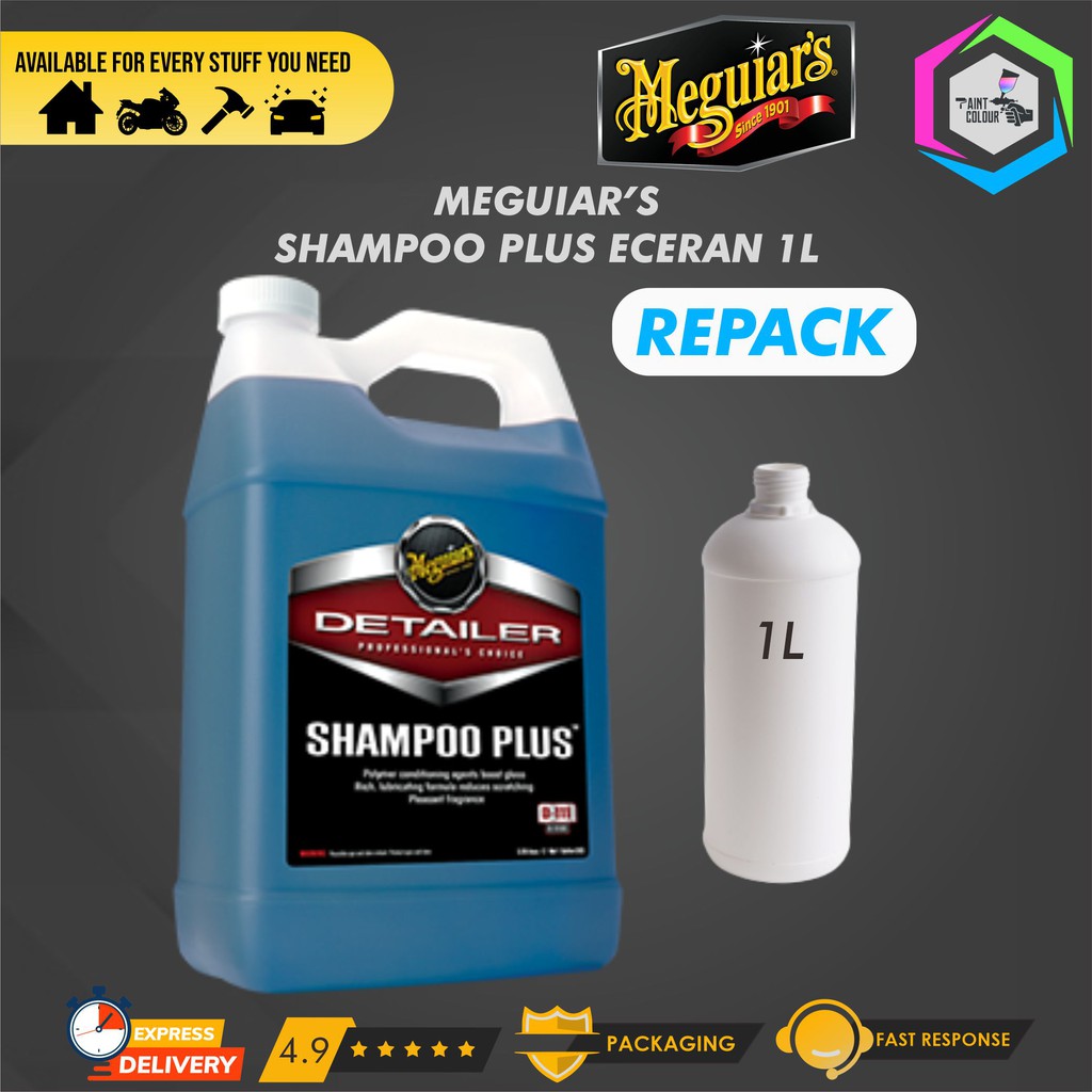 Meguiar's - Meguiars Shampoo Plus Wash ECERAN / REPACK 500ML 1L