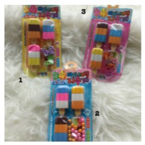 

penghapus 3d ice cream isi 3+ accesoris