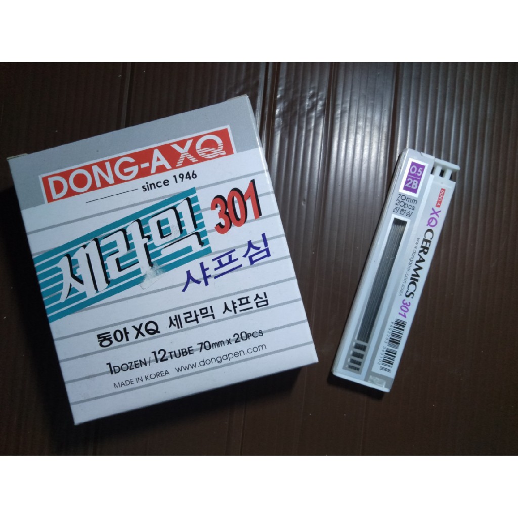 

Isi pensil mekanik 0.5 Dong-A XQ 2B (isi 12 tabung)