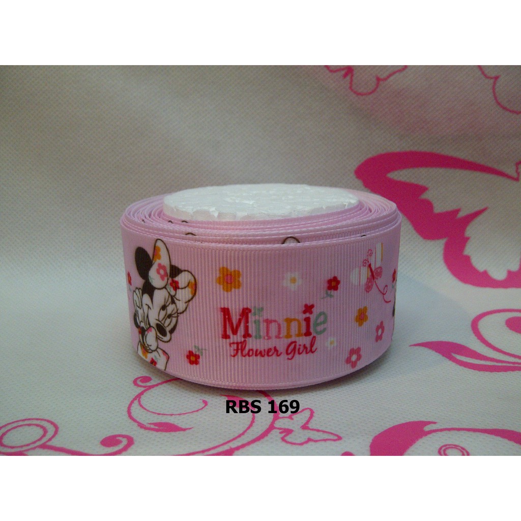 

[10 YARD] PITA GROSGRAIN MOTIF MINNIE MOUSE SALE RBS 169