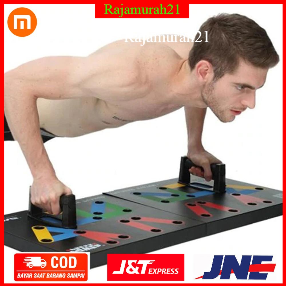 Yunmai Alat Bantu Push-up Training Board Portable - XOSE0KBK - Black