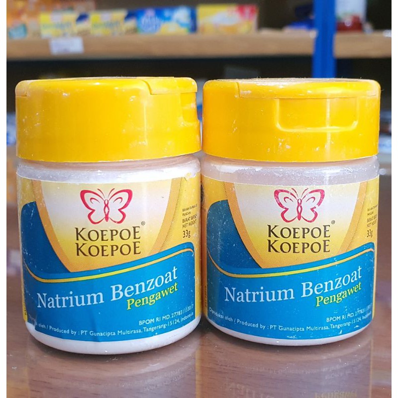 

Koepoe Koepoe Natrium Benzoat 33Gr