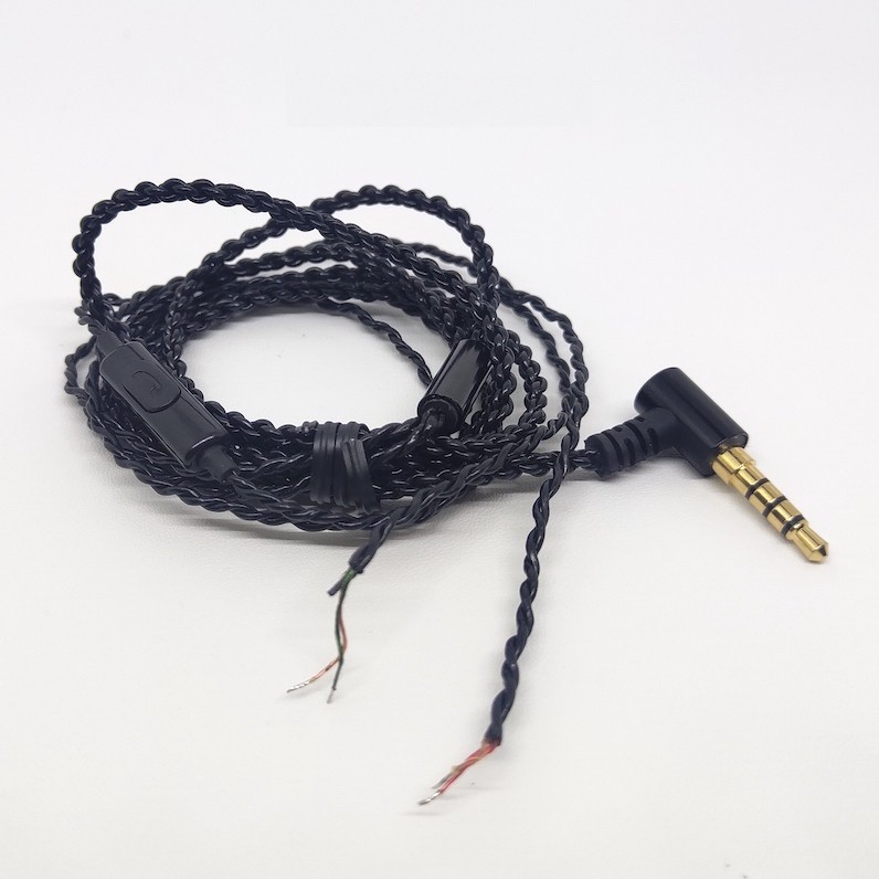 Jack L With Mic UE Braid OFC DIY Cable Replacement