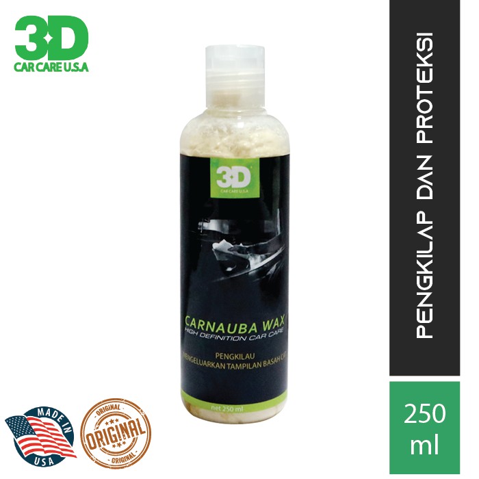 Wax Protection - 3D Carnauba Wax 250ml