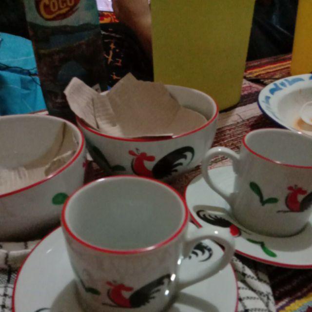 Cangkir Espresso / Cangkir Kopi / Cangkir Keramik / Cup And Saucer / Cangkir / Cangkir Kukuruyuk