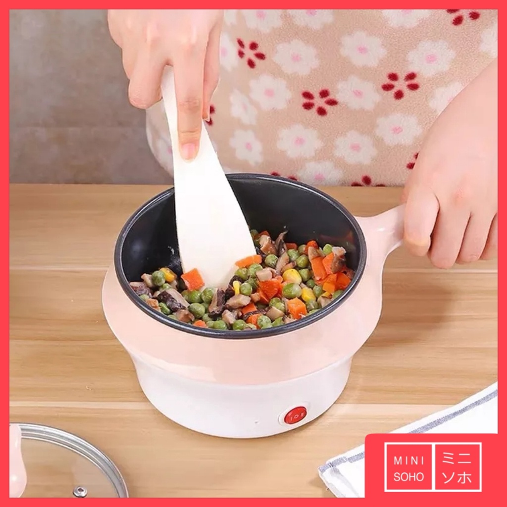 Panci Listrik Elektrik Multifungsi 2 Layer / Susun Steamer Kukusan Penggorengan Frypan Hotpot Alat Masak Portable