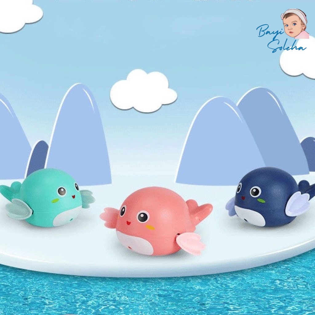 (BS) Dolphin Water Toys Mainan Mandi Anak