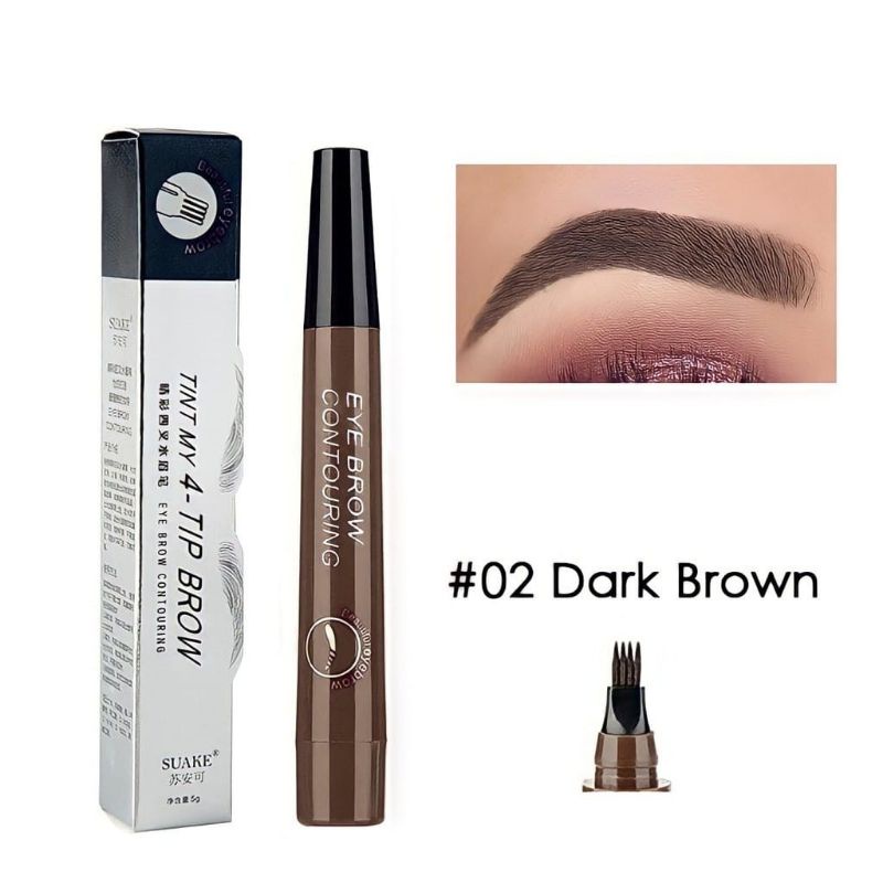 Eyebrow Pena alis Stamp waterproof Long Lasting /