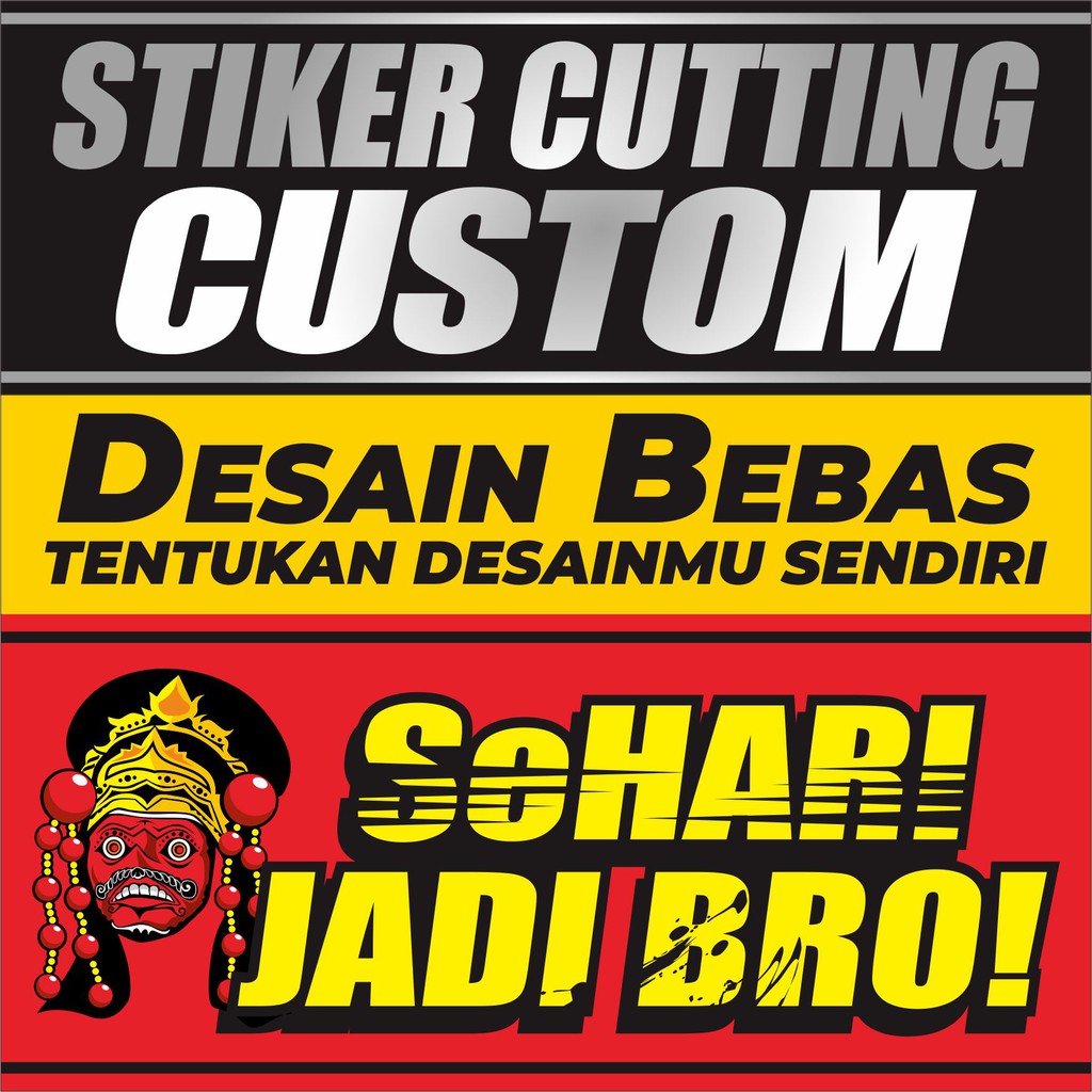 

STICKER CUTTING CUSTOM DESAIN SUKA-SUKA