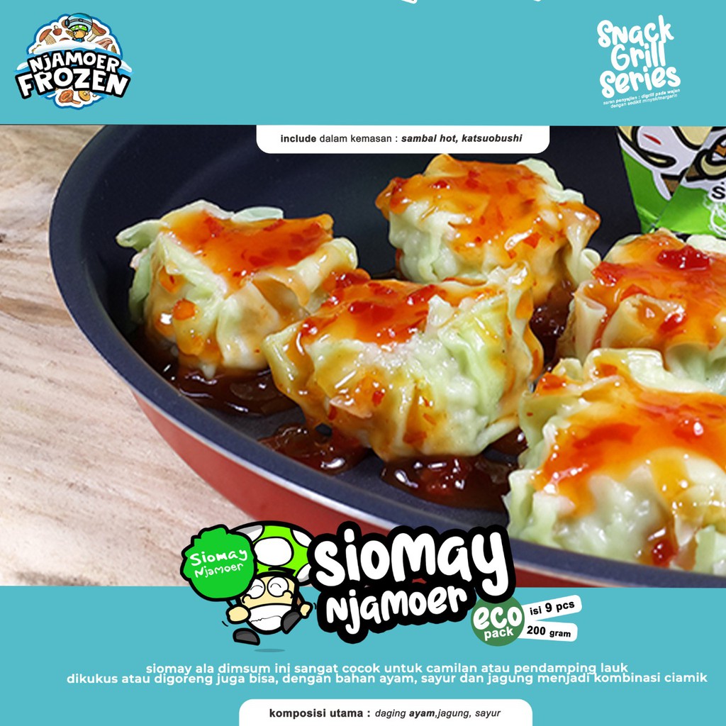

SIOMAY NJAMOER (9pcs) ( Siomay Dimsum )