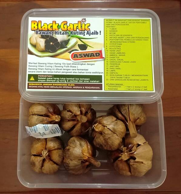 Bawang Hitam Aswad Black Garlic Aswad Shopee Indonesia