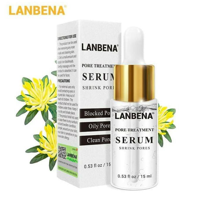 BEST SELLER- LANBENA PORE TREATMENT SERUM / SERUM PERAPAT PORI - PORI KULIT WAJAH