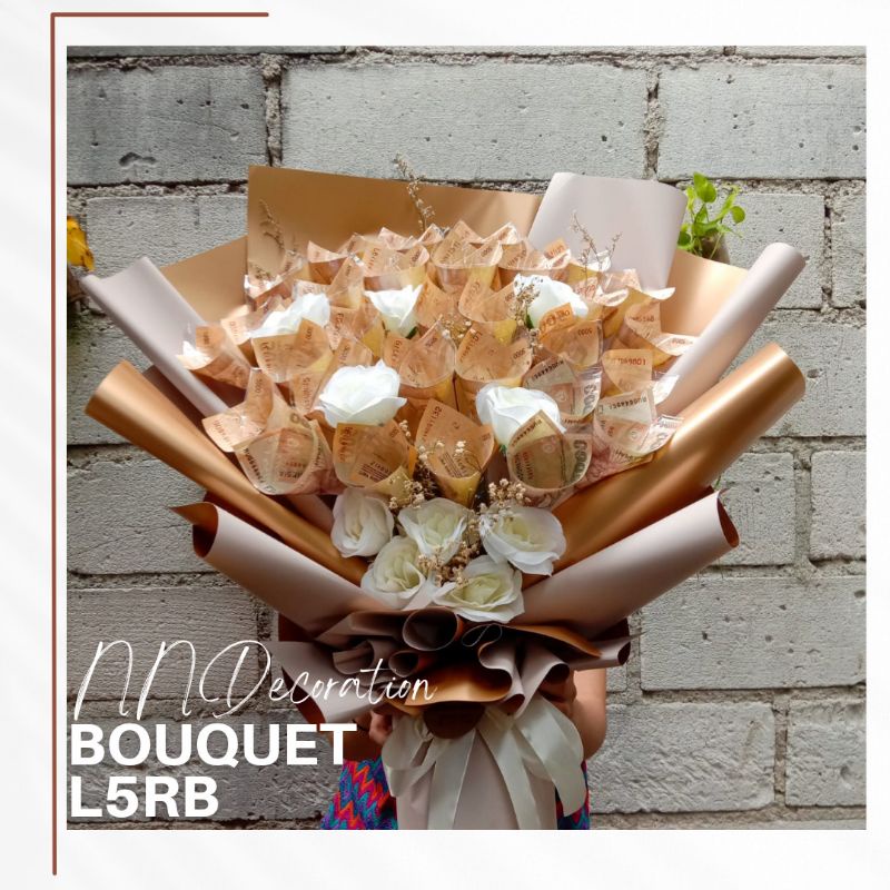 

Money Bouquet/Buket Uang Large for Gift custom