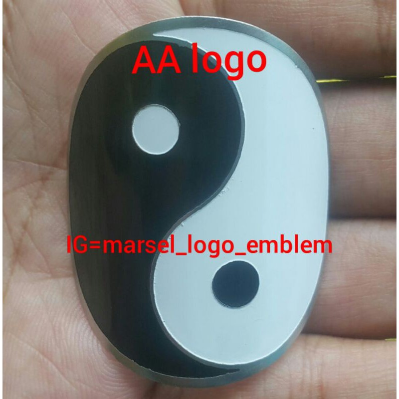 emblem sepeda YIN dan YANG
