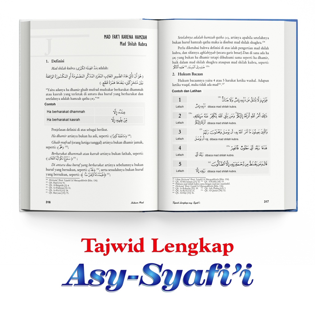 Tajwid Lengkap Asy Syafii Original Abu Yala Kurnaedi - Pustaka Imam Asy Syafii Hardcover-1