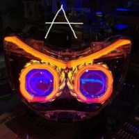 Unik Termurah Projie Hid Yamaha Nmax Lampu Projie Headlamp With List Drl Alis Custom Nmax Lampu Vari