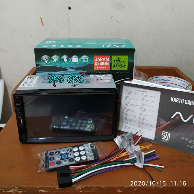 Double Din Universal Mobil Mirrorlink AndroidHeadunit mp5 mirrorlink AVI 1600LA DS Deckless