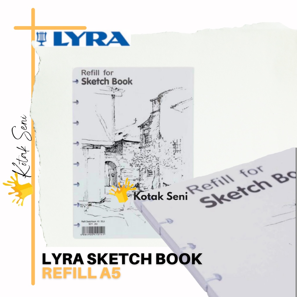 

LYRA Sketch Book Refill A5 / Isi Binder A5 / Refill Lyra Sketchbook Binder A5 / Refill Lyra Sketchbook A5