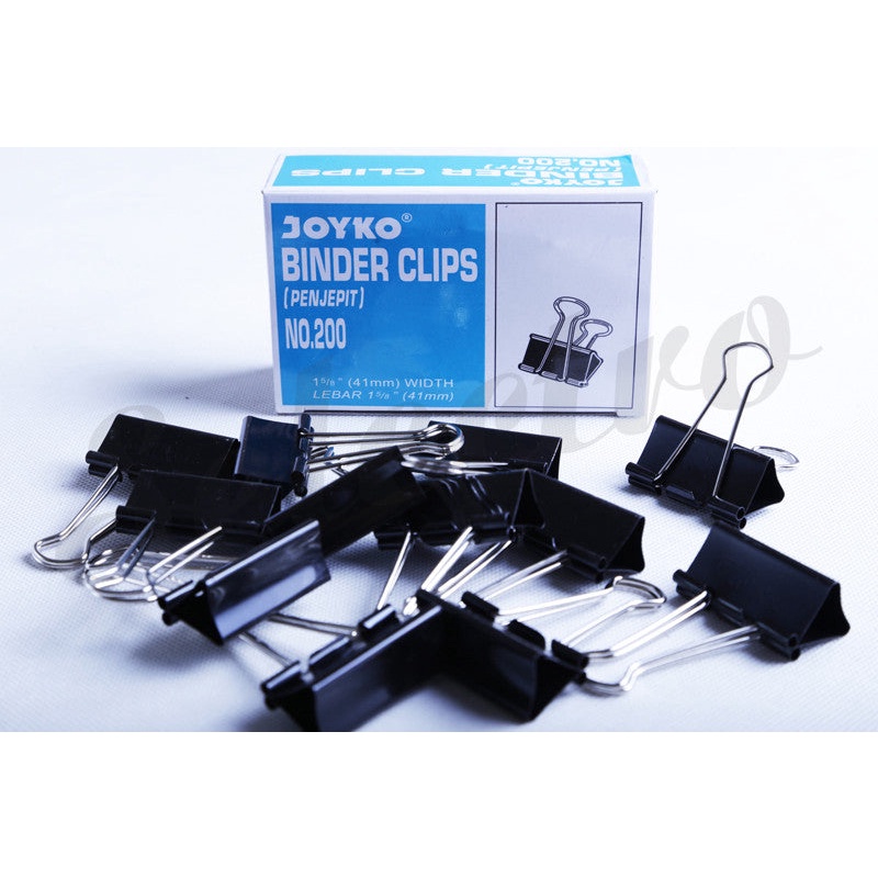 Penjepit Kertas/Binder Klip/Binder Clip No.200 Joyko