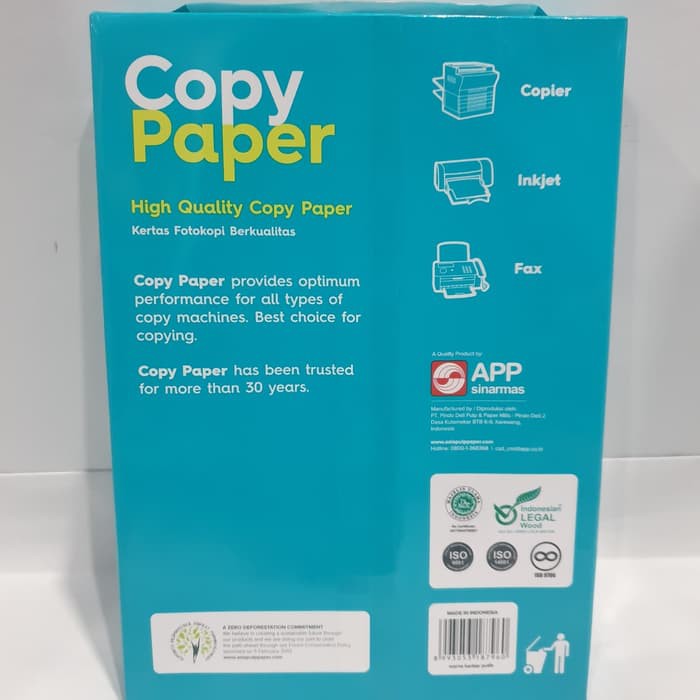 

Grosir KERTAS HVS F4 FOLIO 70 GR COPY PAPER / KERTAS FOTO COPY F4 FOLIO 70GR Elegan