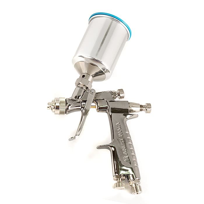 Spray gun electric mini hvlp paint murah airbrush anest iwata LPH 80