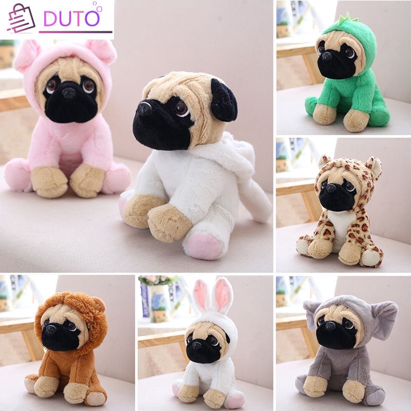 giant stuffed pug dog