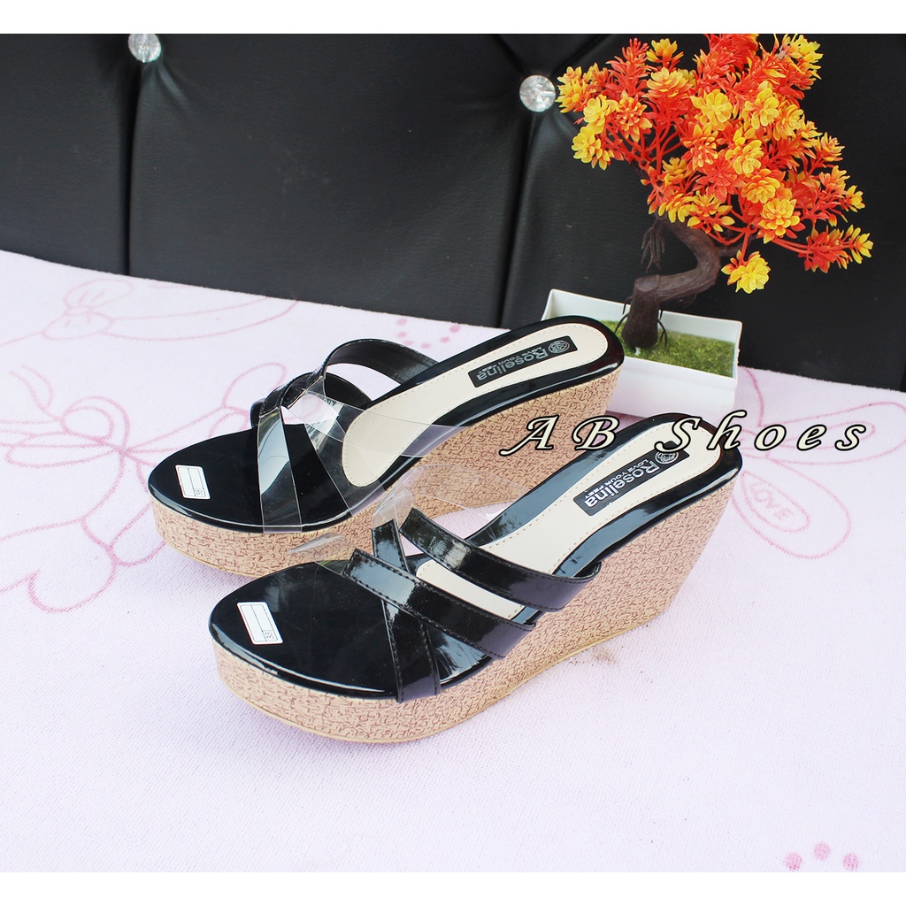 Wedges Wanita Tali Mika sandal wanita wedges wanita sandal wanita terbaru sandal wanita wedges