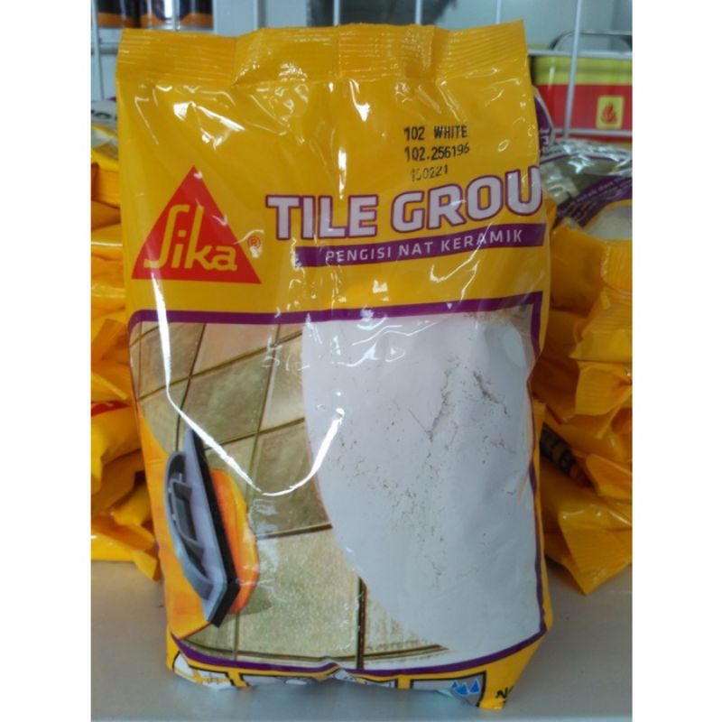 Sika Tile Grout 1 kg Sika Nat Keramik Semen Pengisi Nat Granit Keramik Ubin Tegel/Tehel - Warna Puti