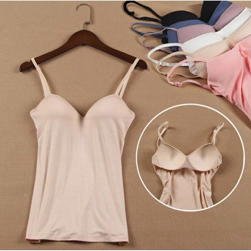 Tanktop Bra Kamisol dengan CUP bra-8