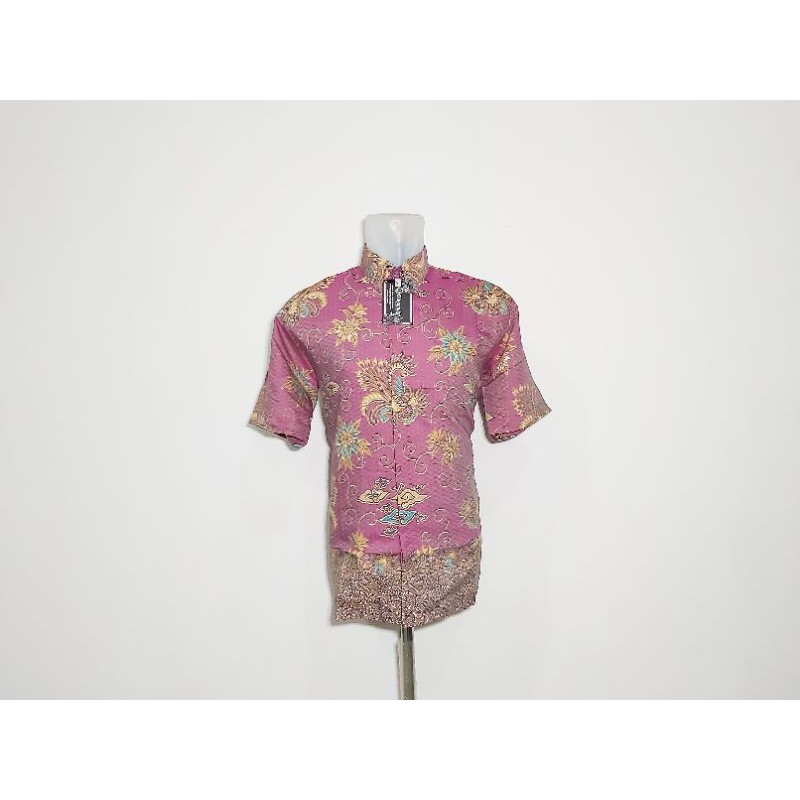 baju hem batik semi sutra doby