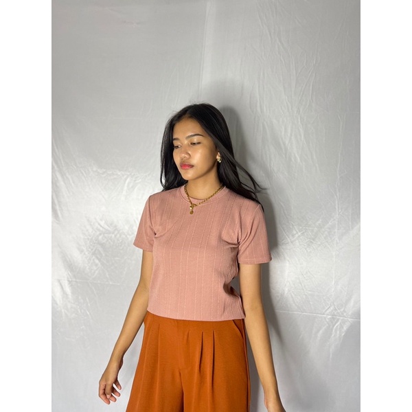 TOP BASIC KNIT (F) / ATASAN WANITA / BAJU WANITA