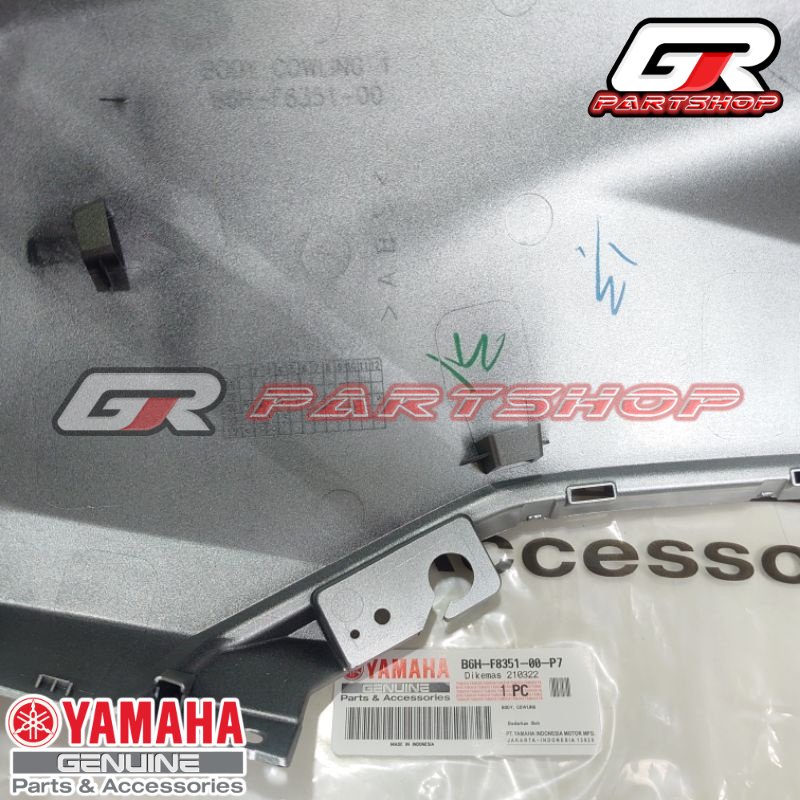 KANAN KIRI DI VARIAN | BODY COWLING SILVER DOFF B6H-P7 NEW NMAX ORIGINAL YAMAHA SAYAP COVER LAMPU DEPAN PIPI ORI YGP ALL NEW NMAX CONNECTED CONECTED