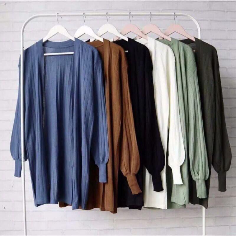 CARDIGAN RAJUT BALON// LONGCARDI BUBBLE PREMIUM//