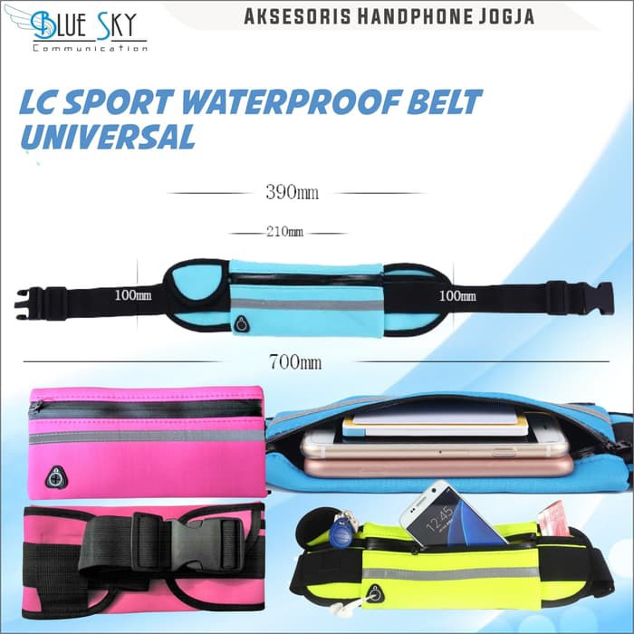 TAS PINGGANG LARI LC SPORT WATERPROOF BELT UNIVERSAL