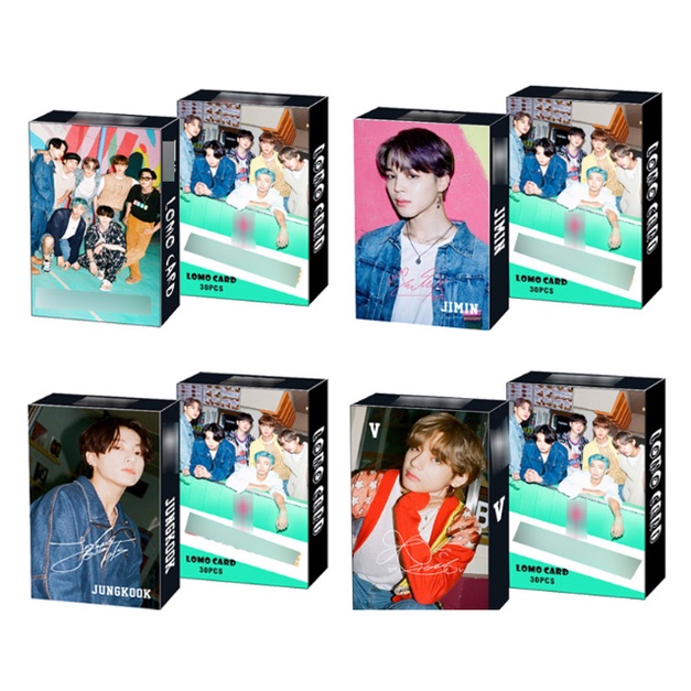 30pcs / Kotak Kartu Foto Grup Kpop BTS