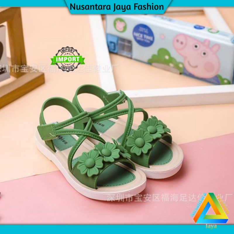 6.6 COD Sandal Anak Perempuan Import 2022 - Sandal Anak Tali belakang