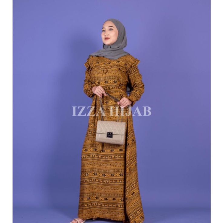 PROMO RAMADHAN!!! GAMIS RAYON VISCOSE PREMIUM VARIASI SERUT DEPAN BUSUI FRENDLY BY IZZA