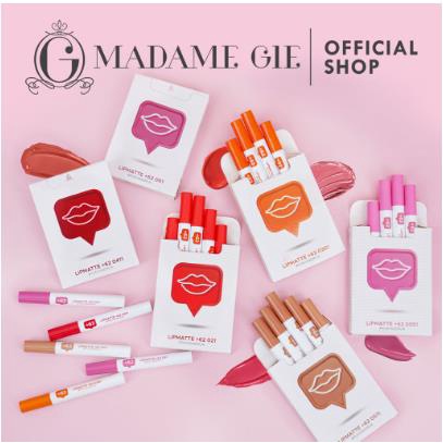 Madame Gie Lip Matte +62 Make Up Lipstik Lip Cream Lipstick Lipmatte Lipcream