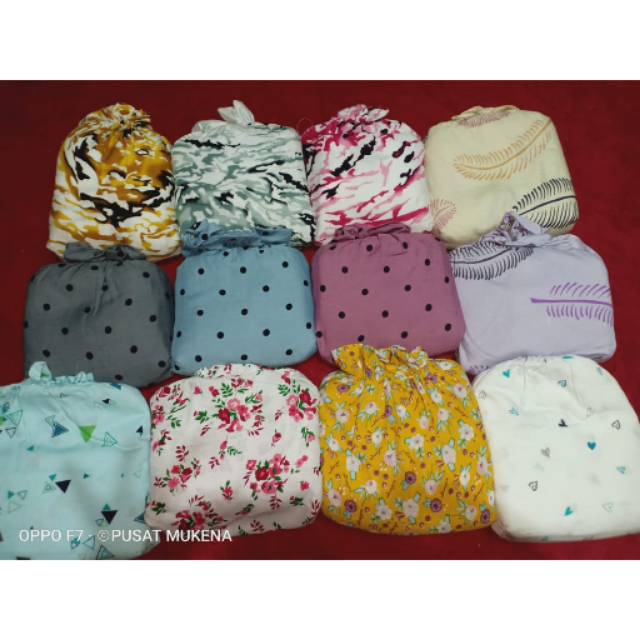 Mukena Hadramaut terompah motif