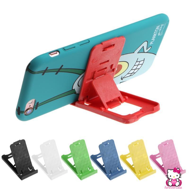 1 Pc Stand Holder Ponsel Universal 3D Portabel Model Lipat Dapat Disesuaikan Warna Acak